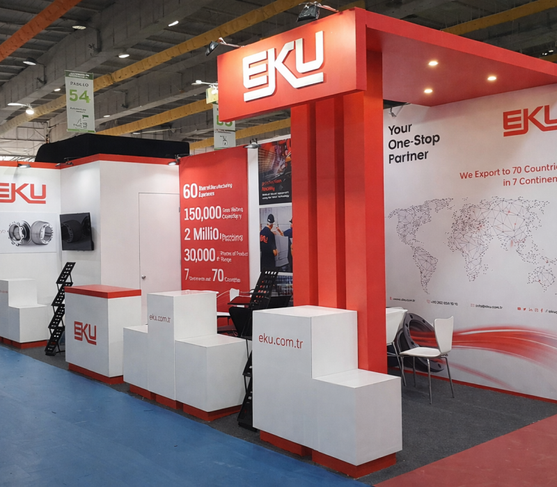 EKU booth at trade show